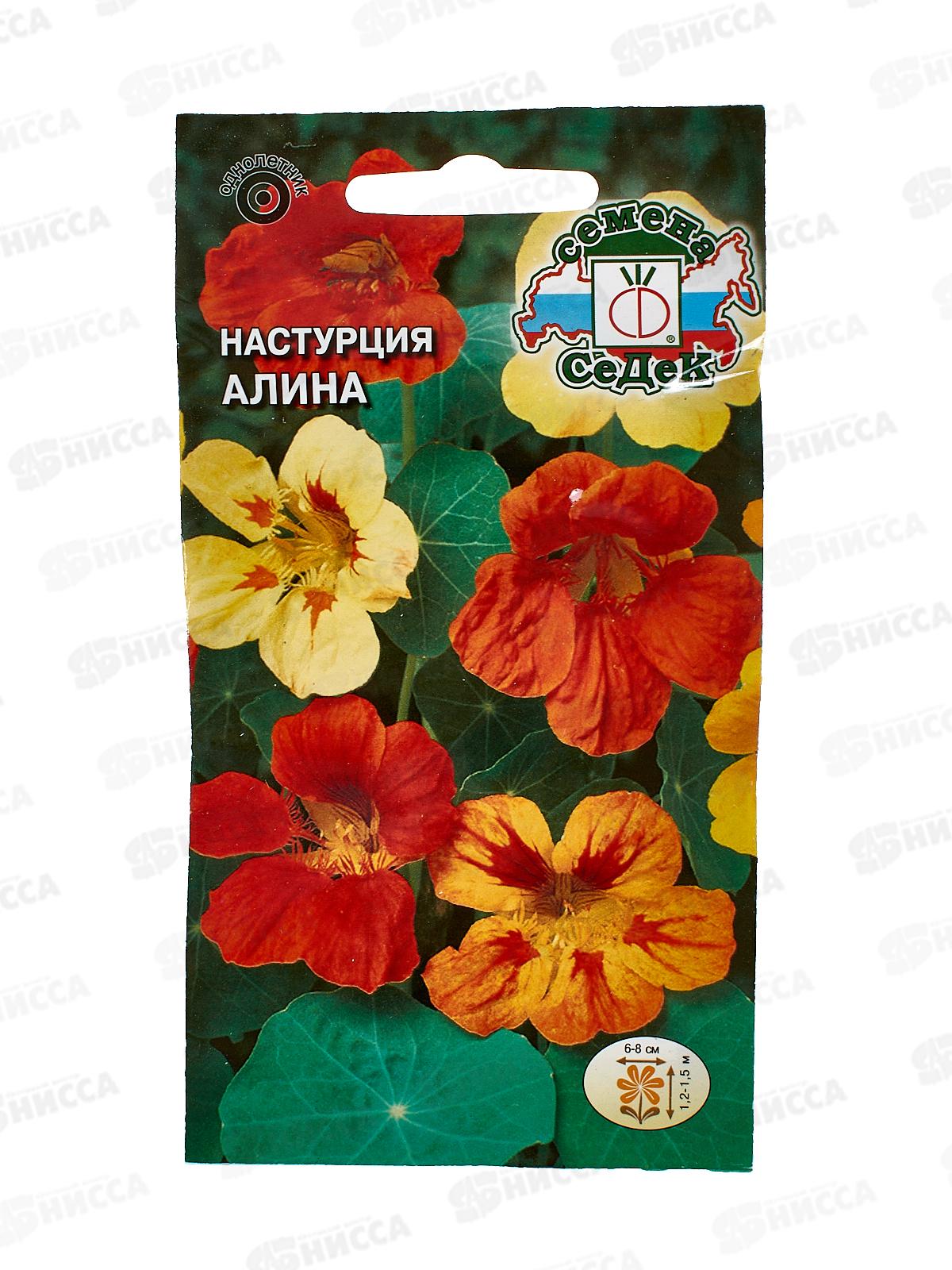 Настурция вьющаяся Алина  (смесь) (Евро, 1) *10 СеДек +