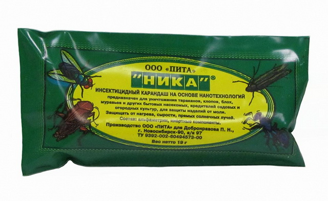 НИКА Карандаш от тараканов,блох,клопов  19мл*100