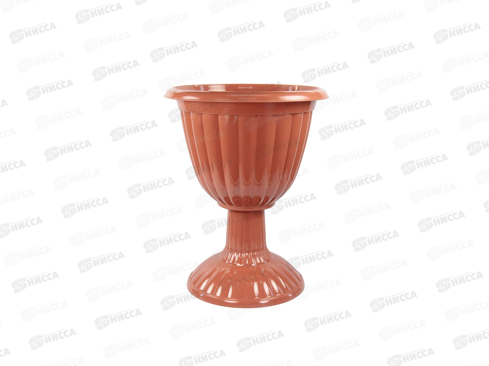 Вазон "Жасмин" 12,0л высокая ножка (коричневый ) *5 М1556