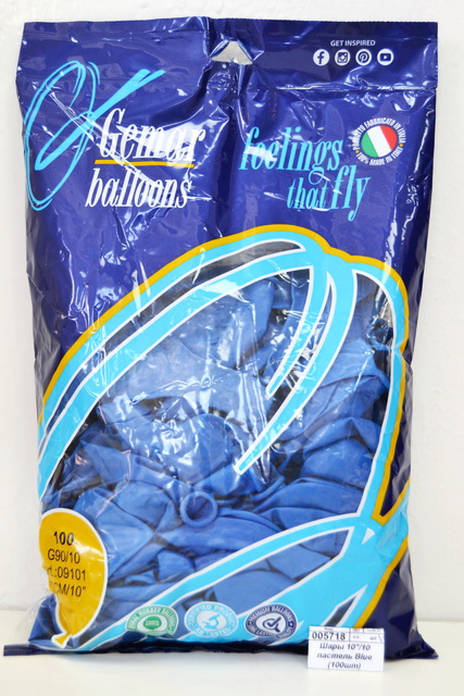 Шары 10&quot/10 пастель Blue (100шт) 1102-0269