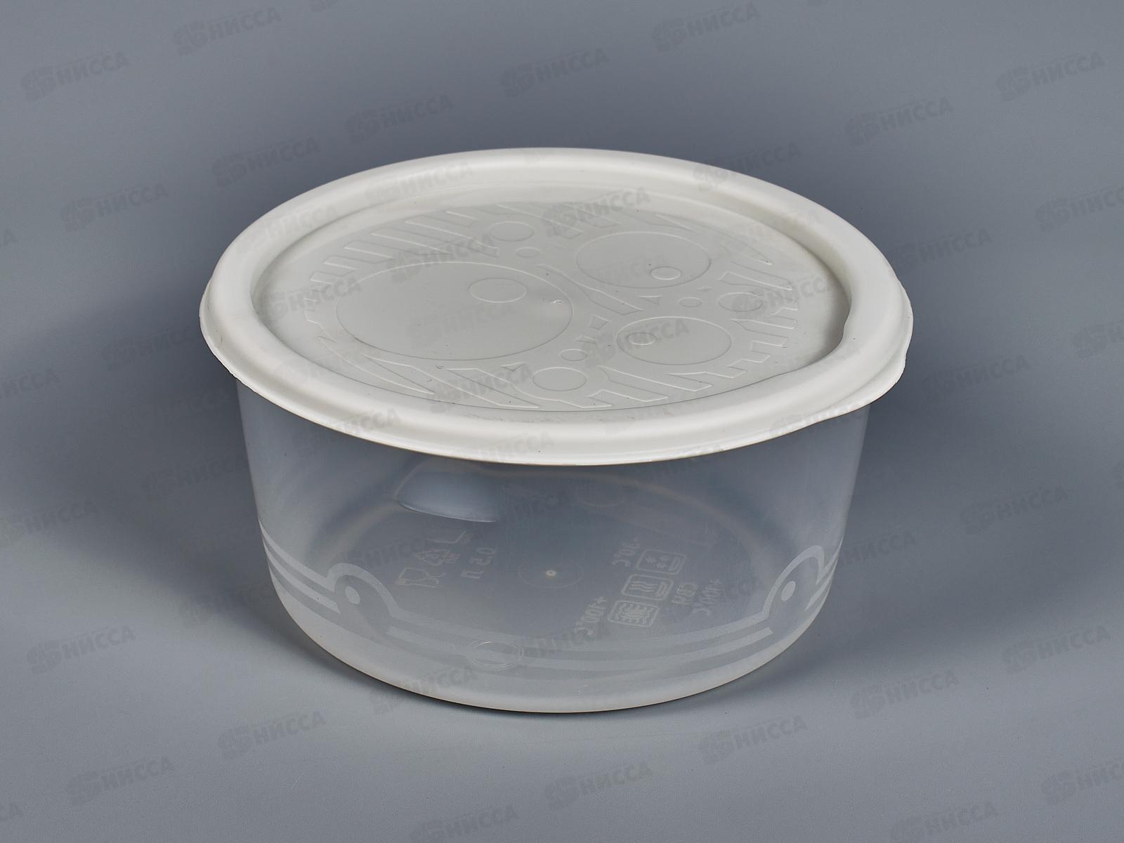 Контейнер круглый низкий многофункциональный №2 0,5л С255 ассортимент *25