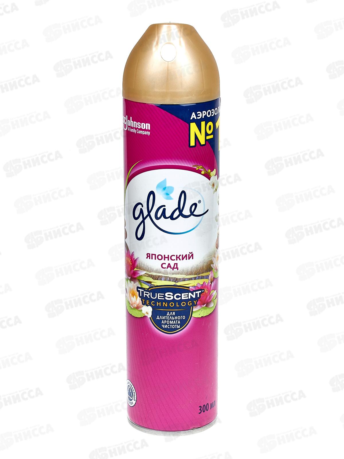 ГЛЭЙД освежитель воздуха 300мл Японский сад *12