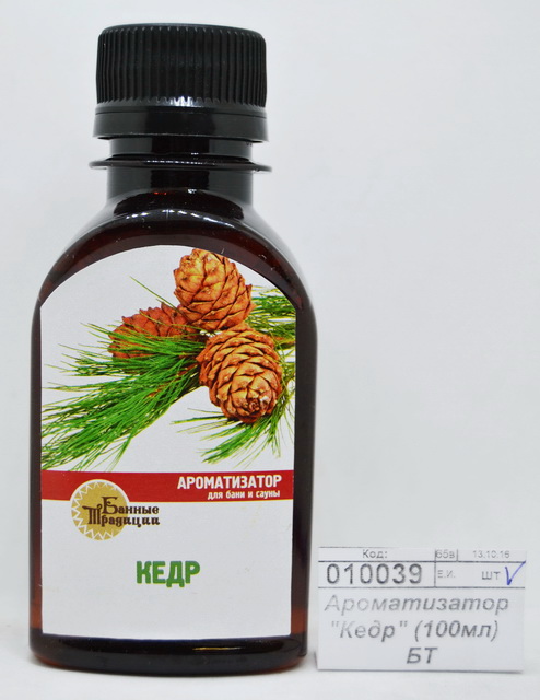 Ароматизатор "Кедр" (100мл)  БТ*20
