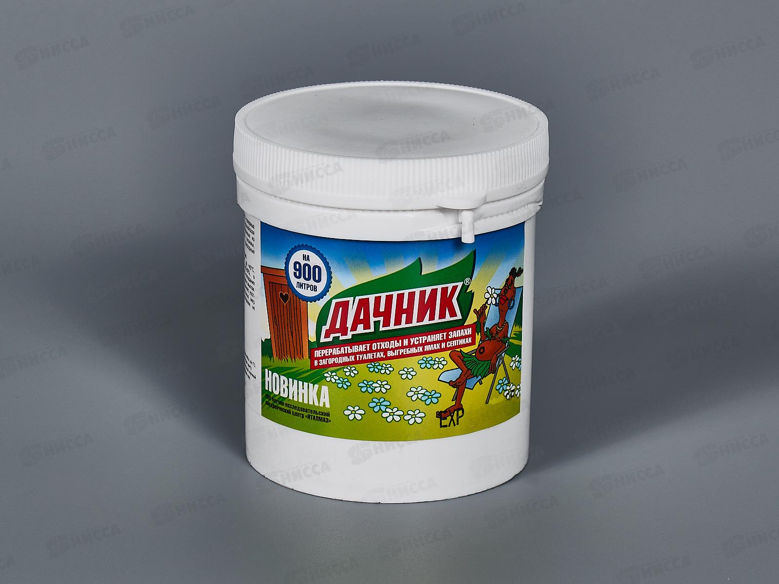 Дачник средство для туалета банка на 900л 40г./20
