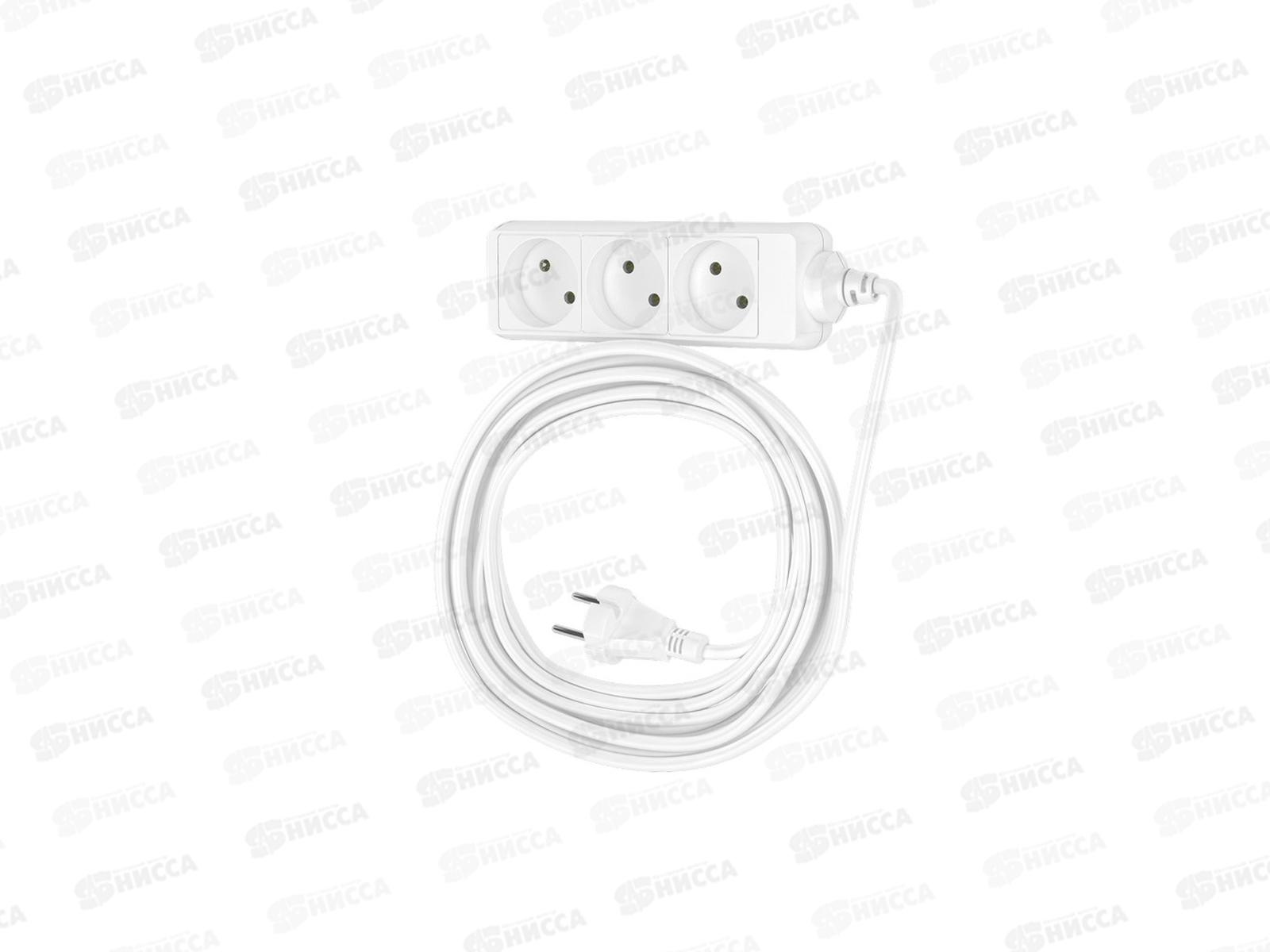 Удлинитель ФОТОН 10-103 (1*3) 10м 10А белый *10