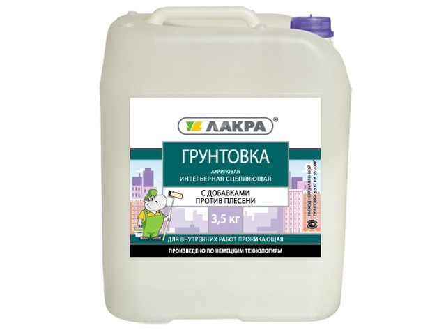 ГРУНТ интерьерный сцепляющий против плесени 3,5кг, 3609  *4/160