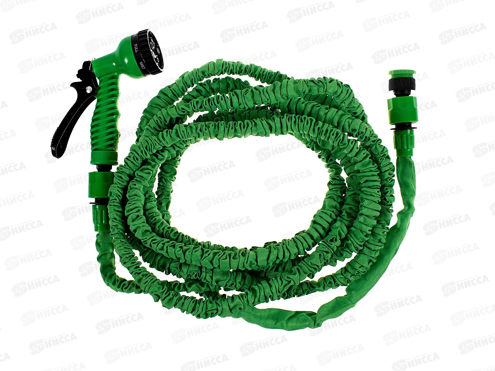 Шланг поливочный растягивающийся 7,5-22,5метров/75 FT (039597)  Ж *40