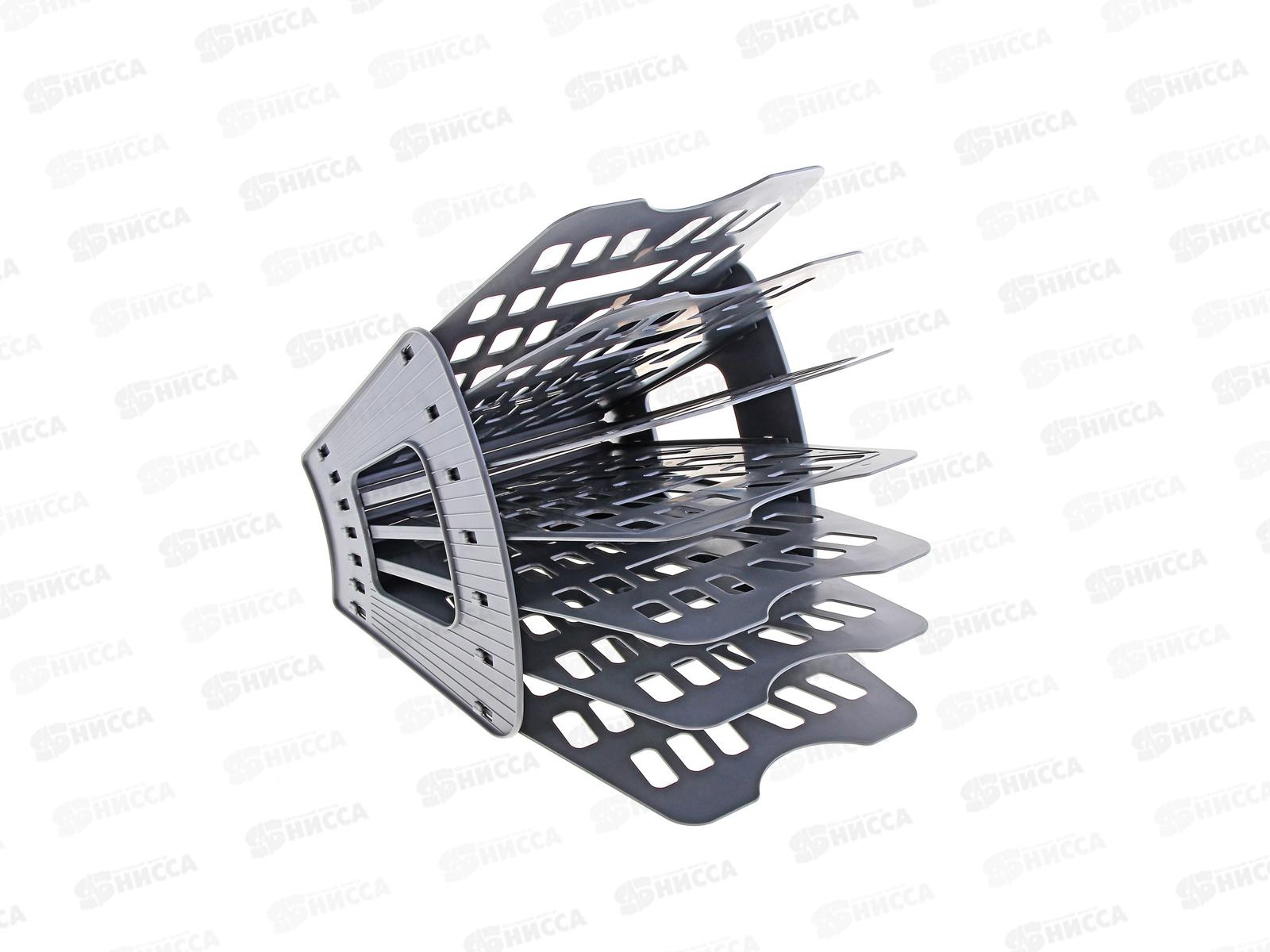 Лоток вертикальный 7секций СТАММ серый, ЛТ40  *10