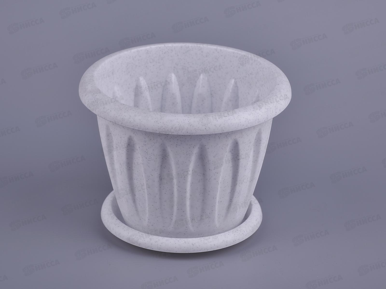 Горшок для растений Фелиция Мрамор 0,9л С102М *54