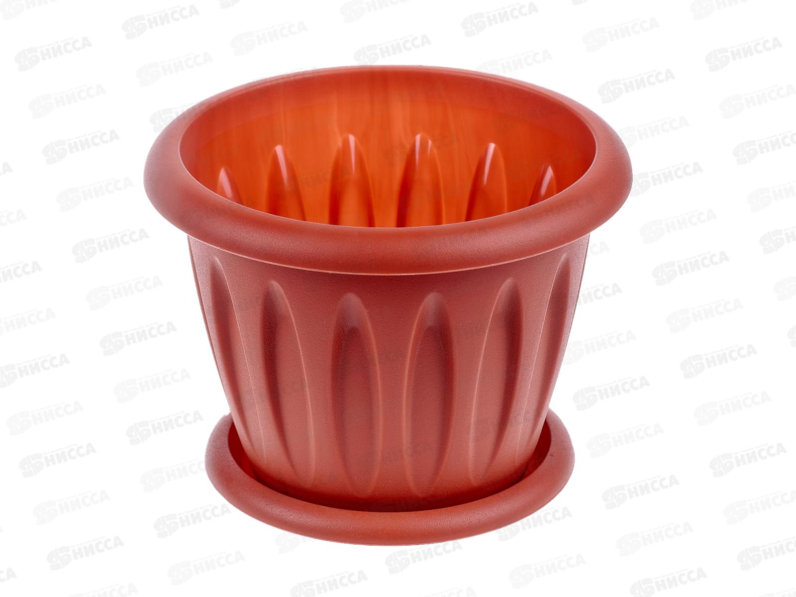 Горшок для растений Фелиция Терракотовый  0,9л С102Т *54