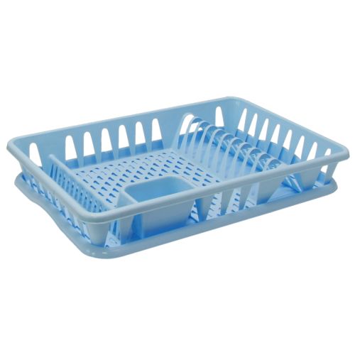 Сушилка для посуды большая Голубая  1169М *14