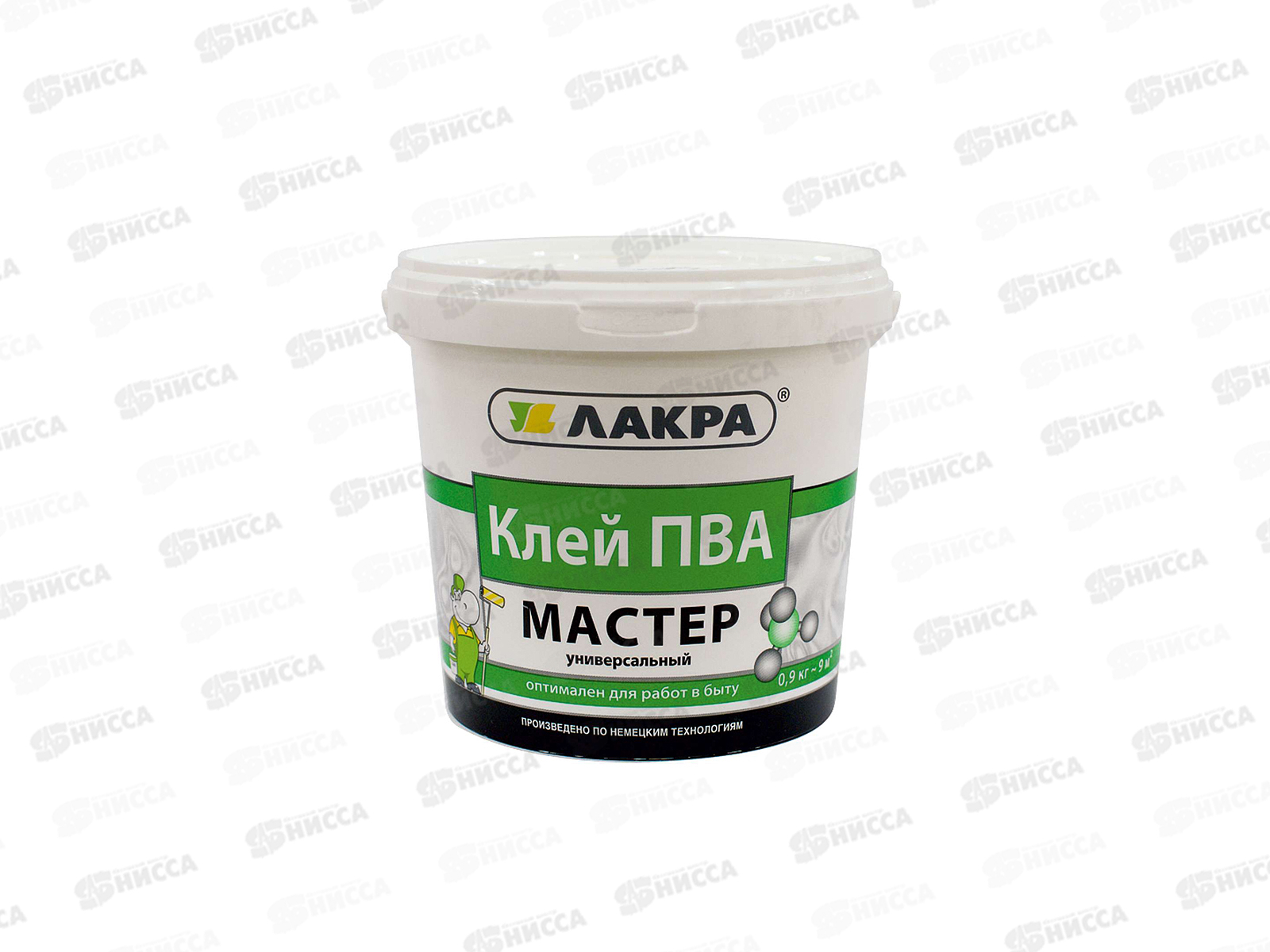 Клей ПВА универсальный Мастер  0,9кг, 3675 ЛАКРА   *12/432