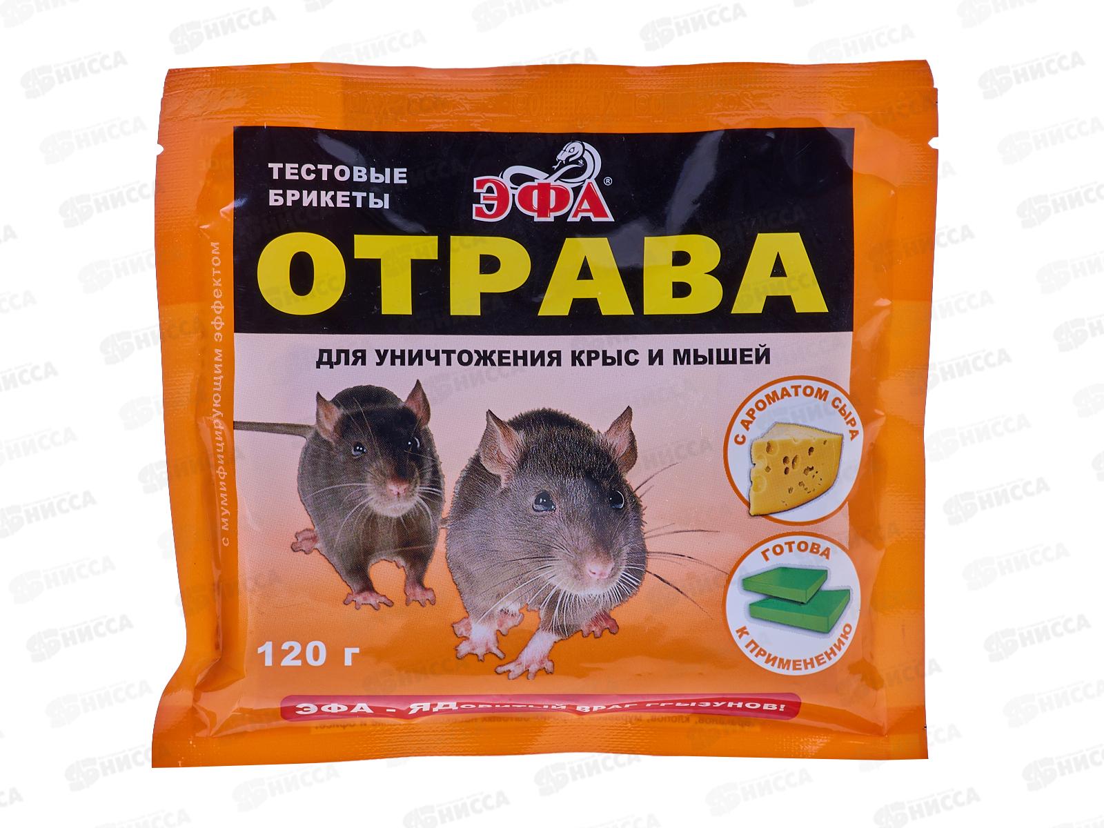 ЭФА тестовый брикет сыр 120г *25