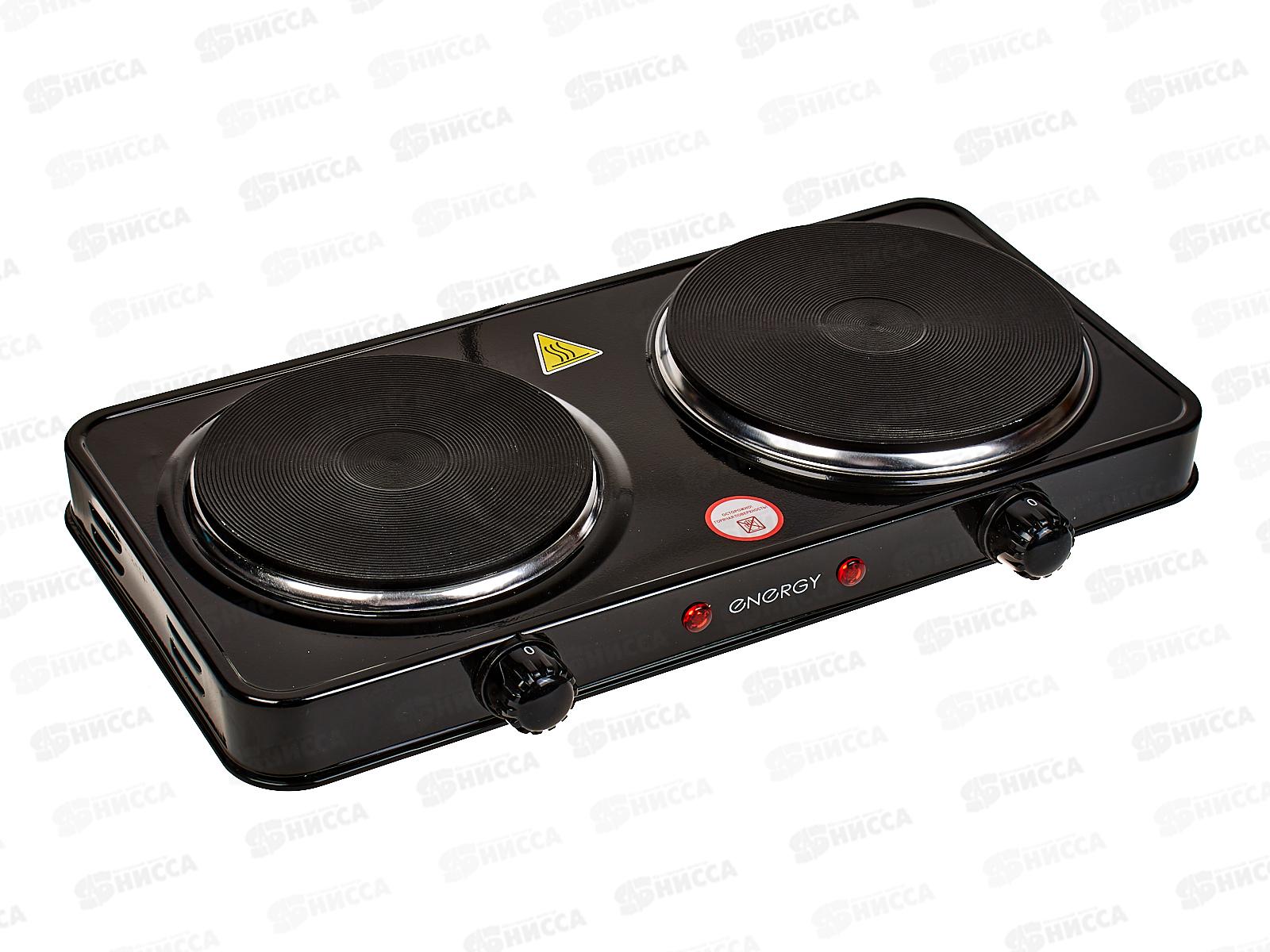 Плита электрическая  EN-903B черная 2 конфорки