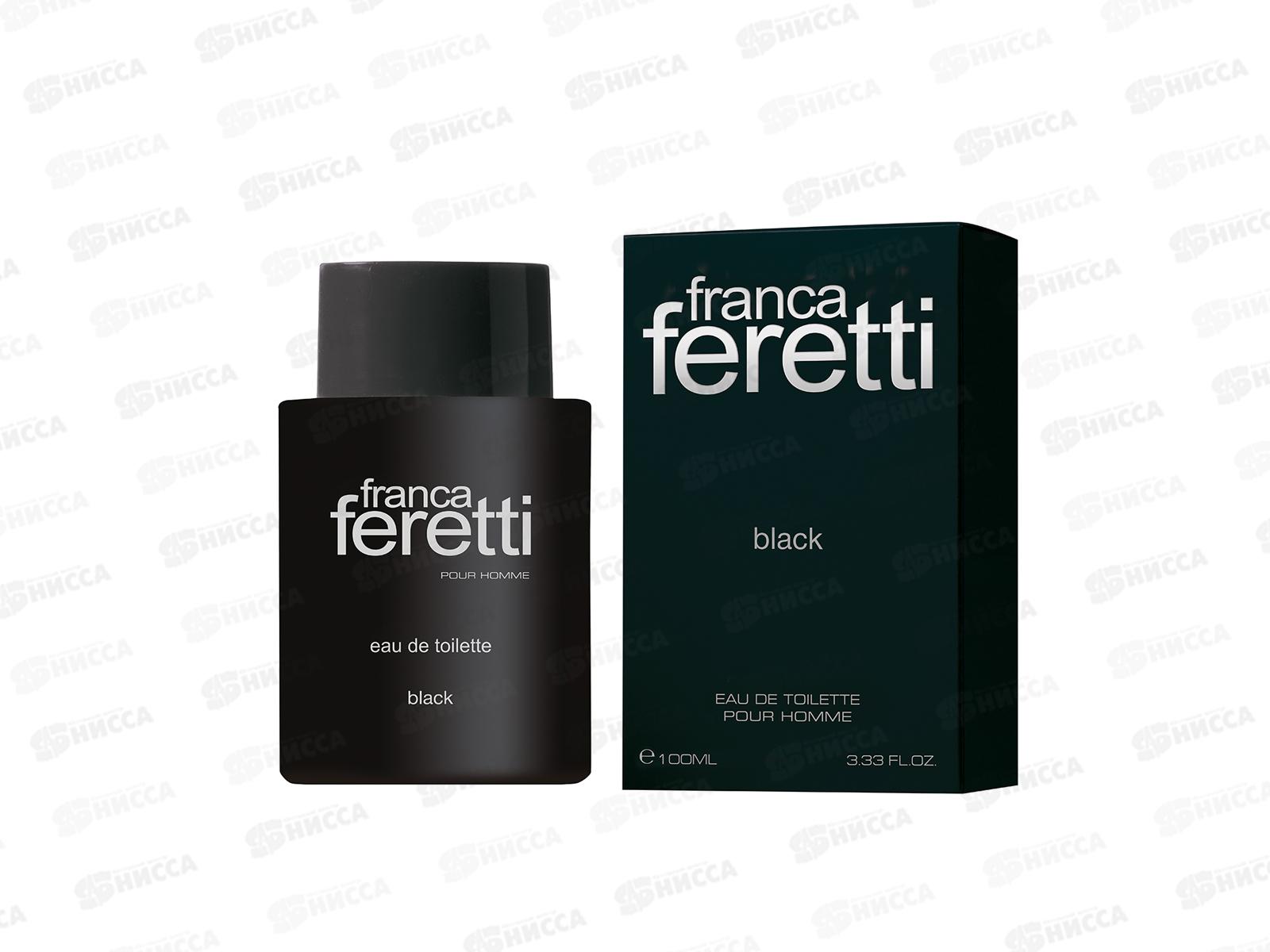 Franca Feretti Black, туалетная вода 100мл мужская *30 М