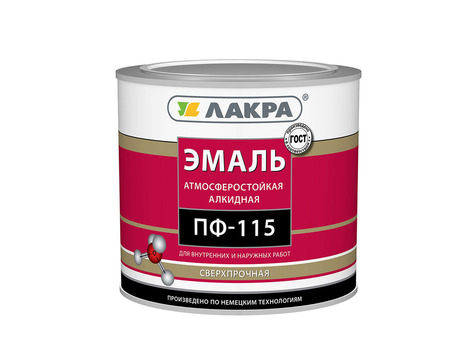 ЭМАЛЬ ЛАКРА ПФ-115 Белая матовая 2кг *3  0811 Л