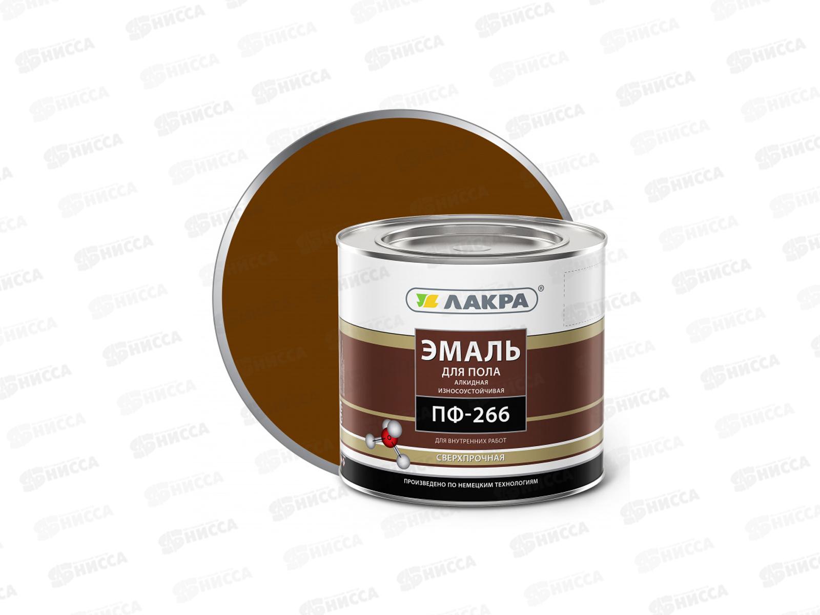 ЭМАЛЬ ЛАКРА ПФ-266 Желто-коричневая 2кг *3  0989 Л