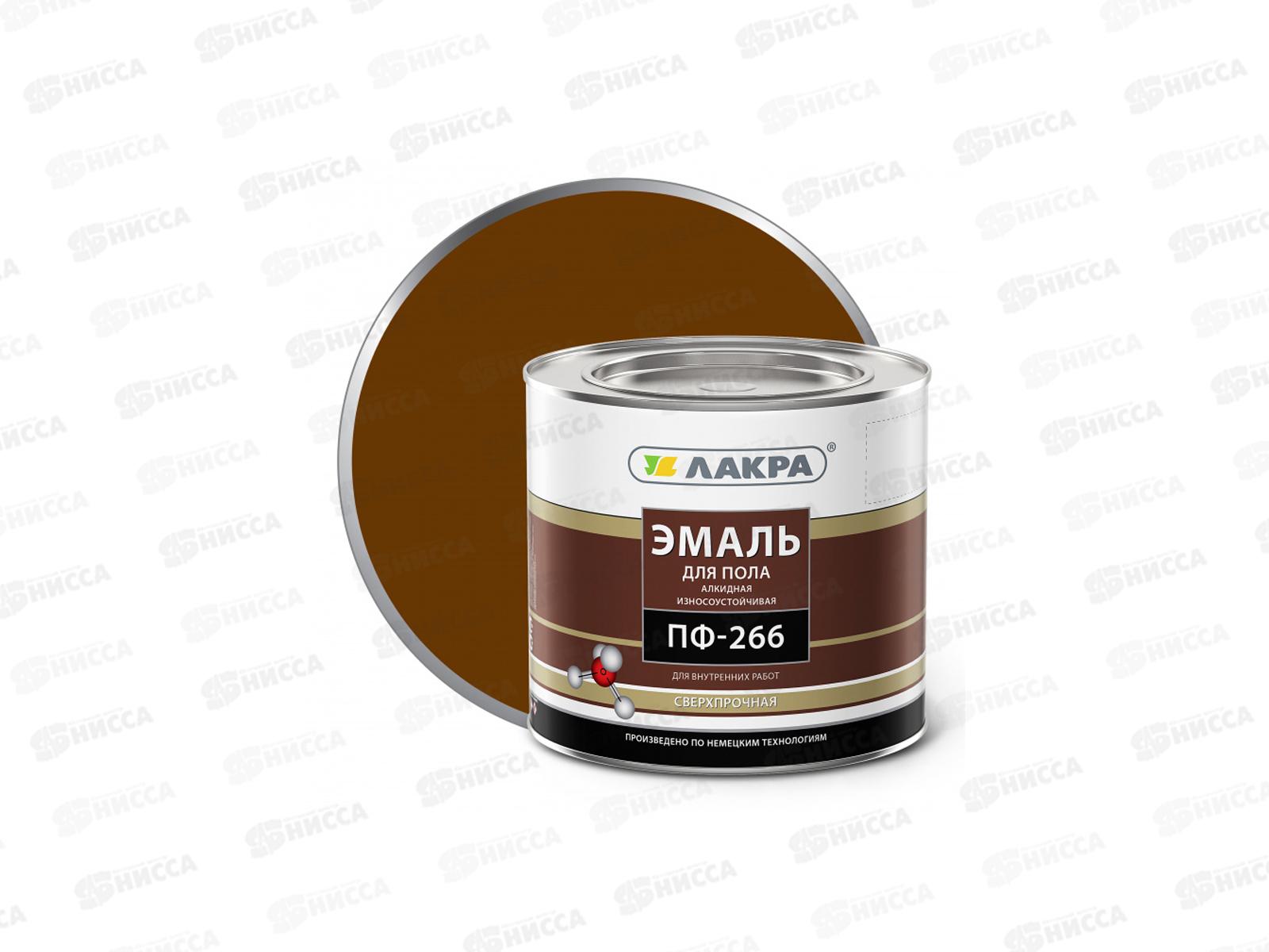 ЭМАЛЬ ЛАКРА ПФ-266 Желто-коричневая 3кг *3  1148