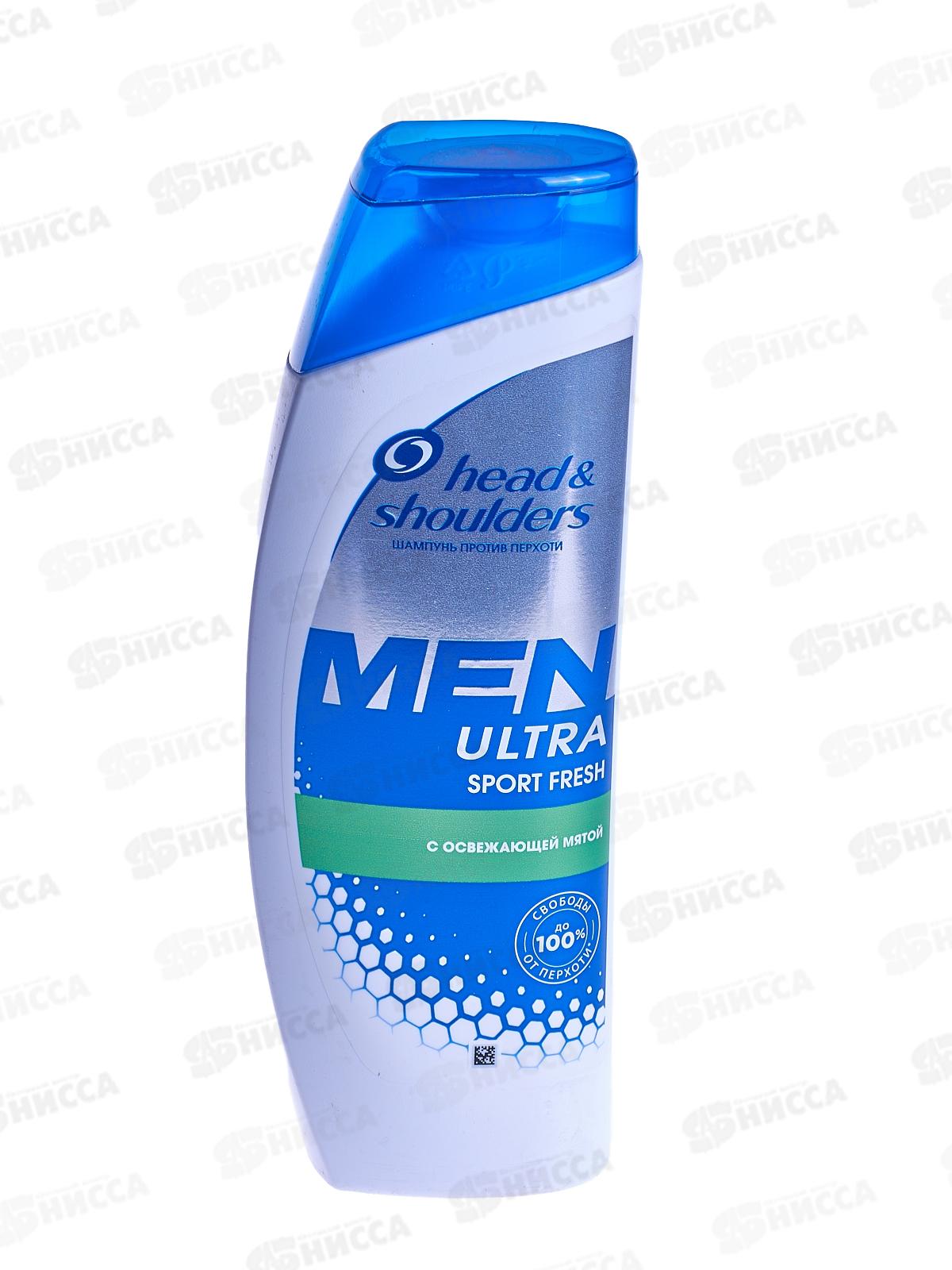 ХЭД ЭНД ШОЛД шампунь 400мл Sport Fresh *6