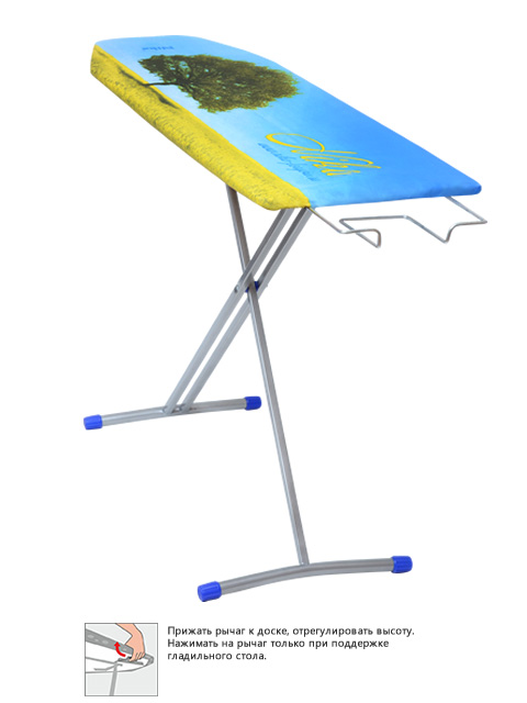 Гладильная доска НИКА 1+ (1225*345) подставка для утюга  Н1+