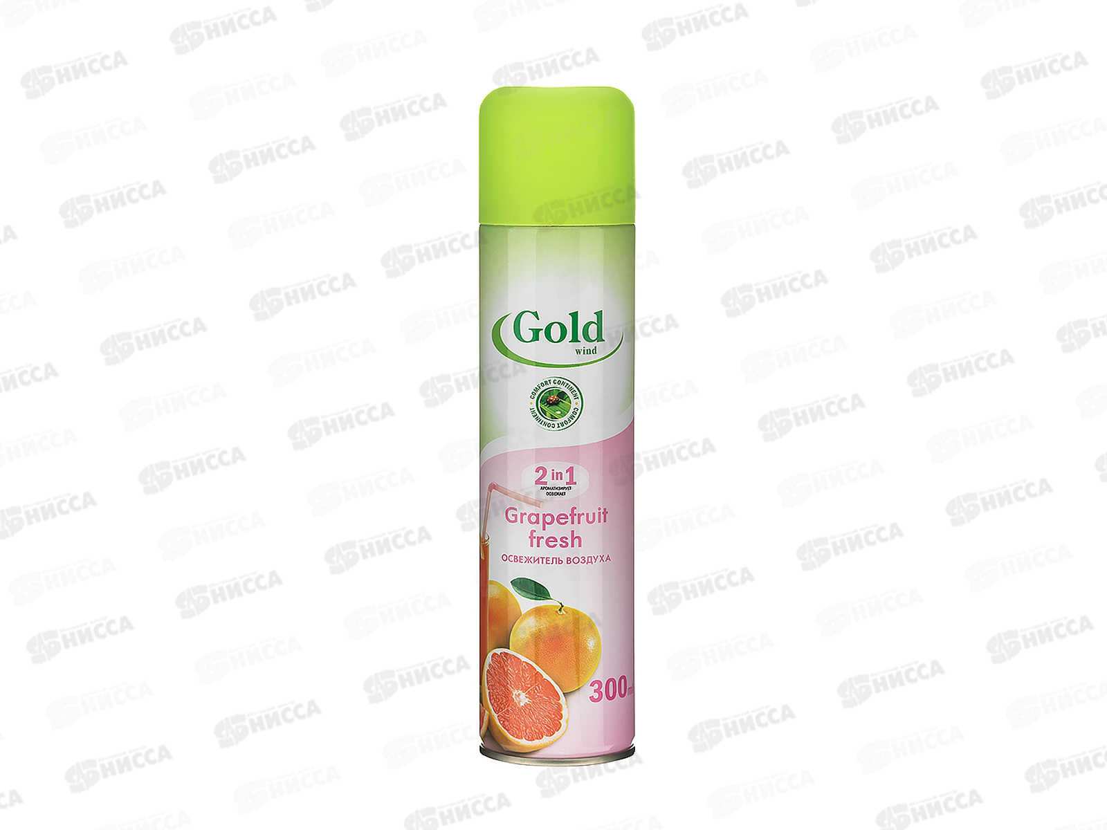 ГОЛД ВИНД освежитель воздуха  300мл Grapefruit fresh *12