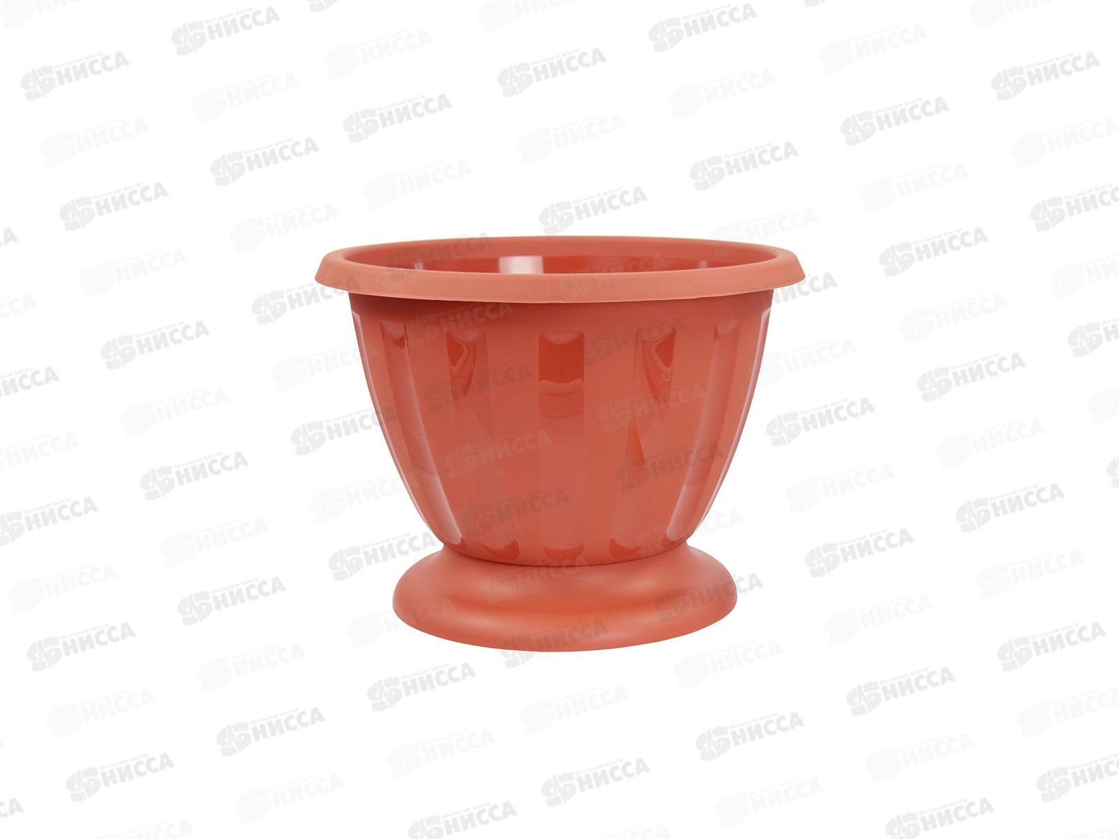 Вазон Пальмира 10л (коричневый ) *10 М1563