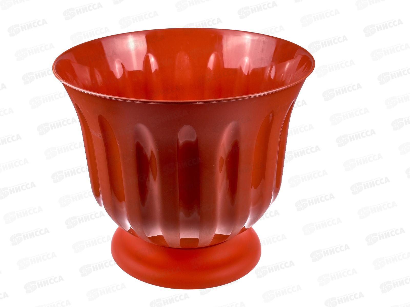 Горшок-Кашпо &quotФламинго&quot 15,0л на подставке (коричневый ) *10 М1490