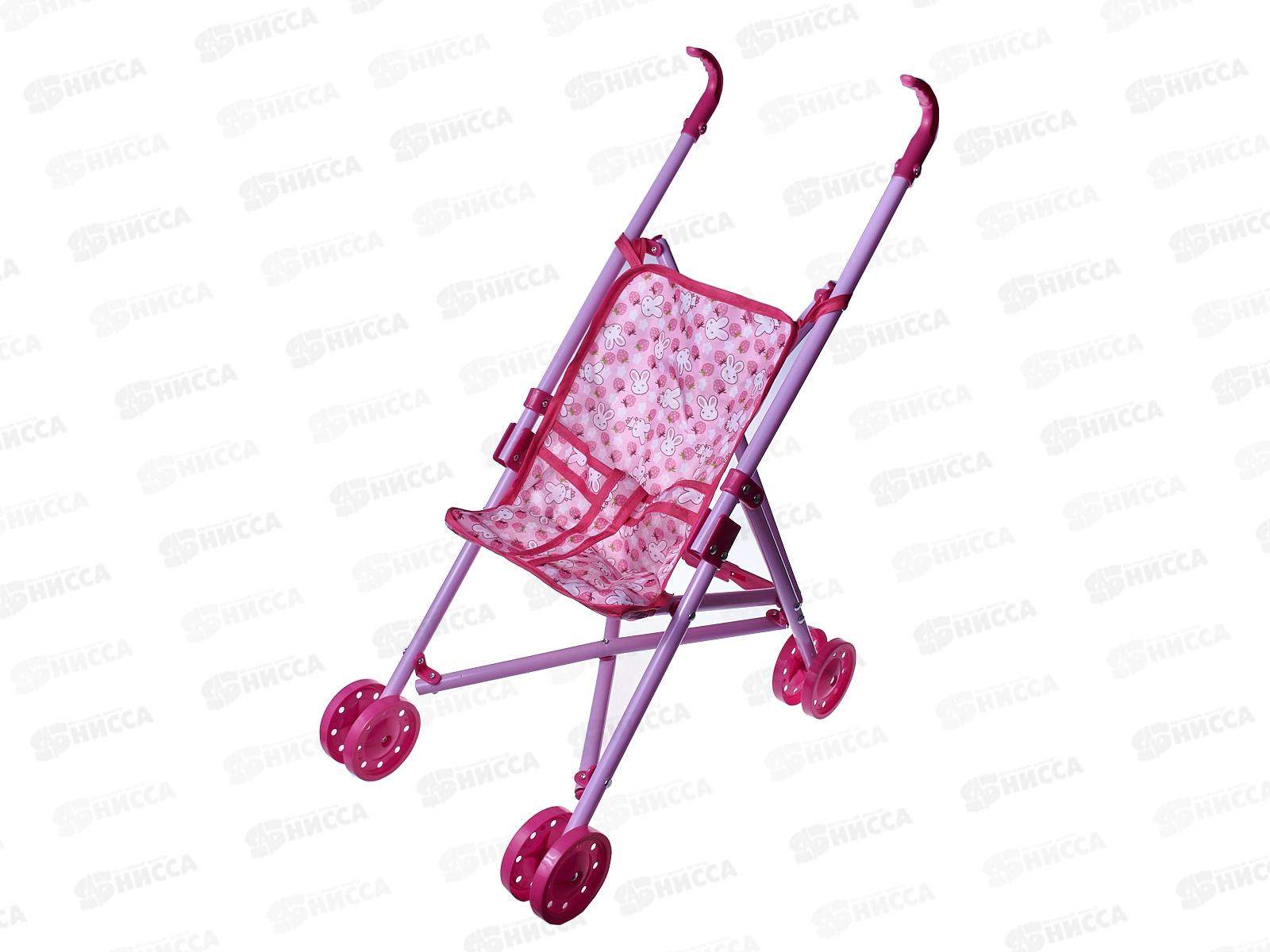 Коляска кукольная 886 трость пластиковая. в пакете  *12/48  гб