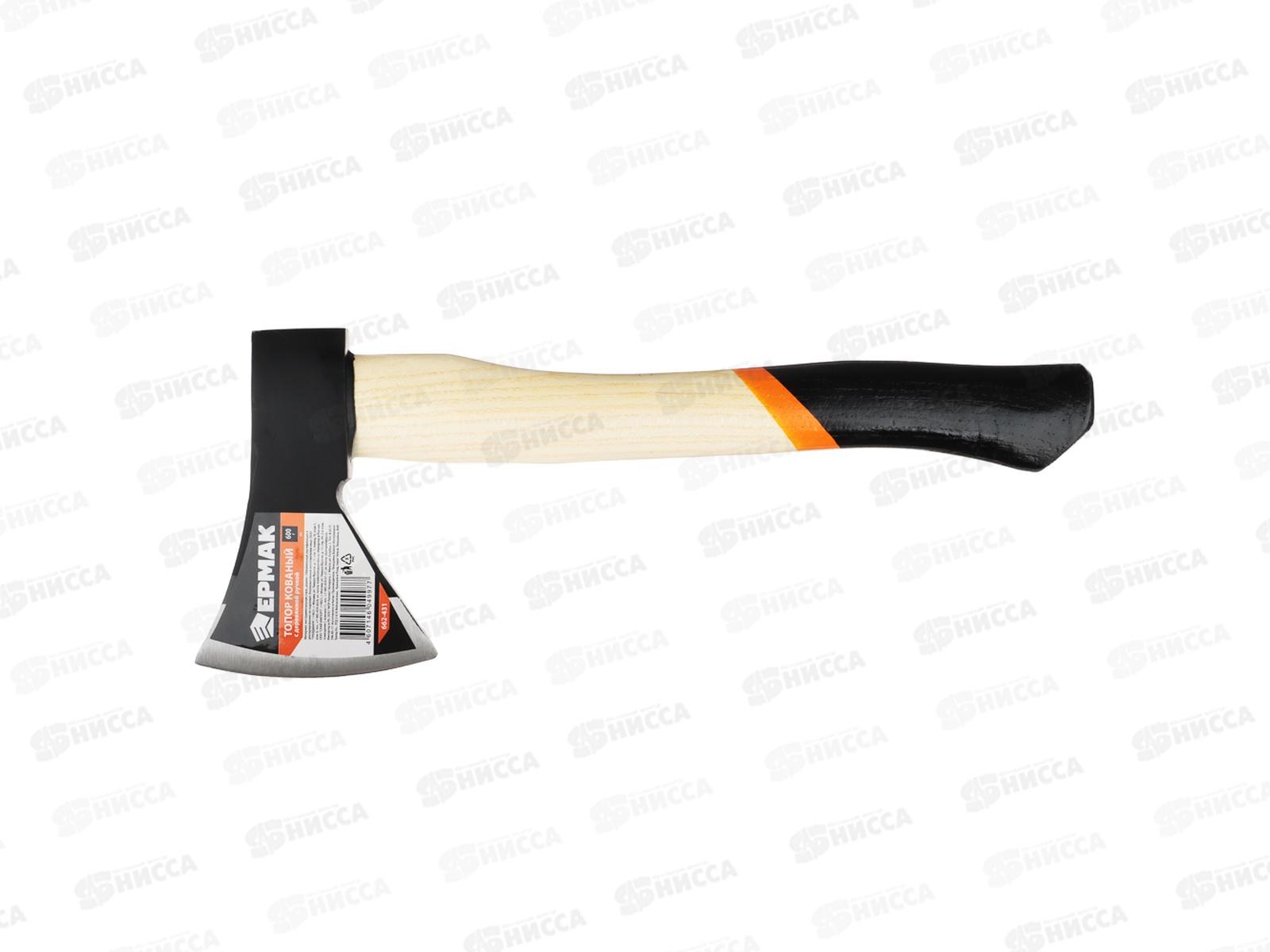 Топор кованый ЕРМАК деревянная ручка  600г    г  662-431 *20