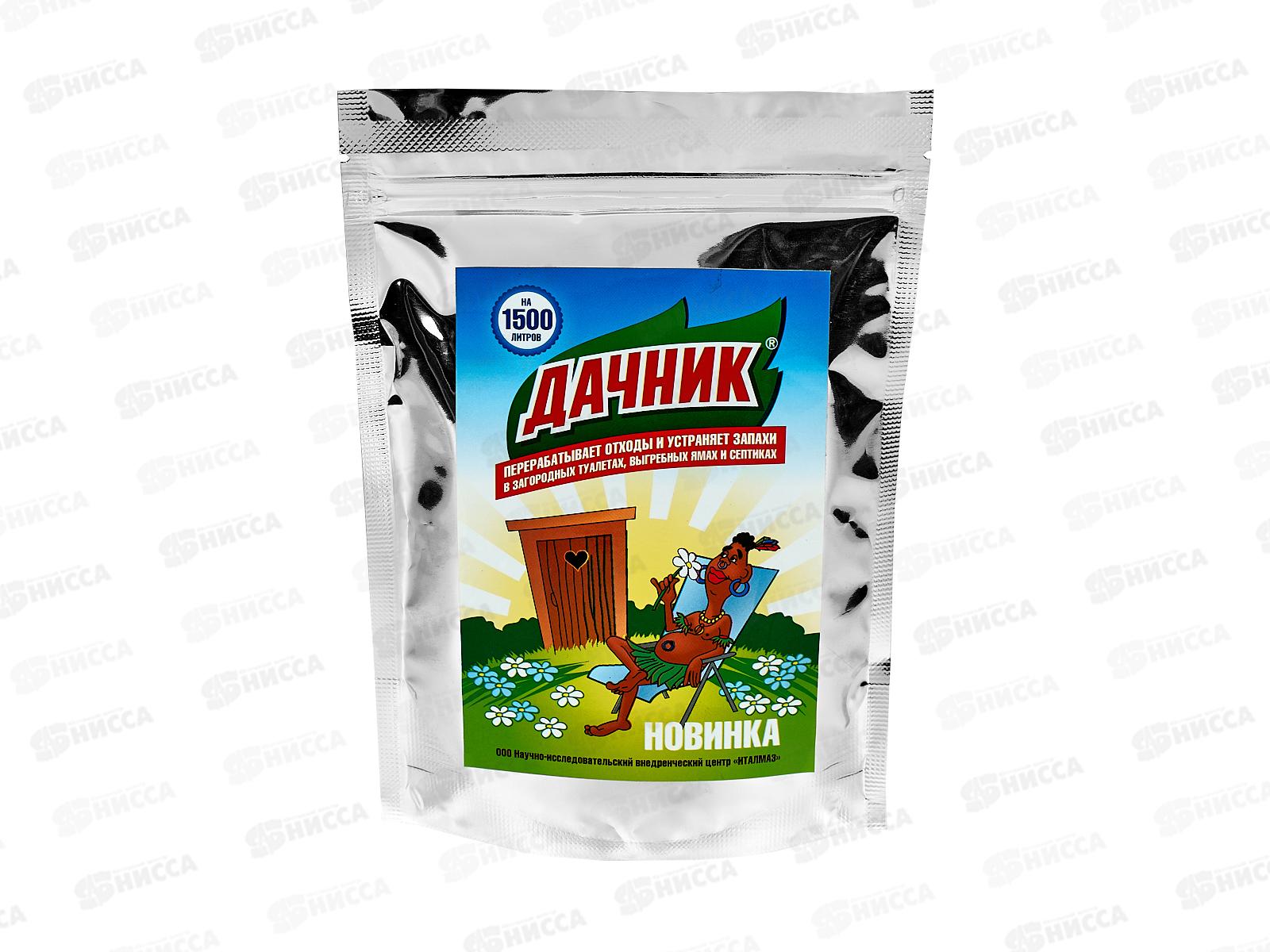 Дачник средство для туалета  пакет на 1500л 75г./10