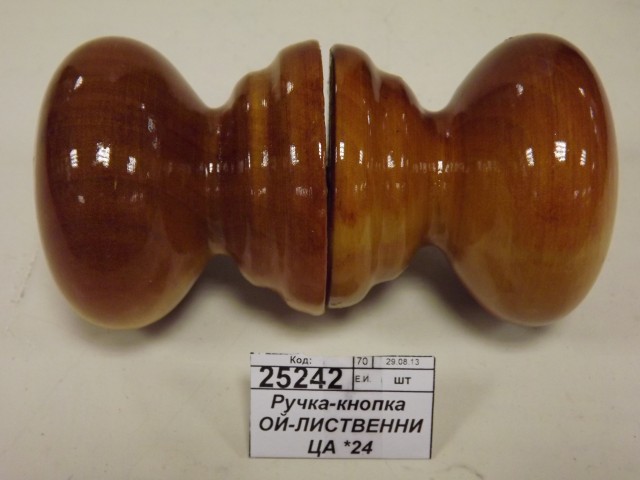 Ручка-кнопка ЙО-ЛИСТВЕННИЦА *24
