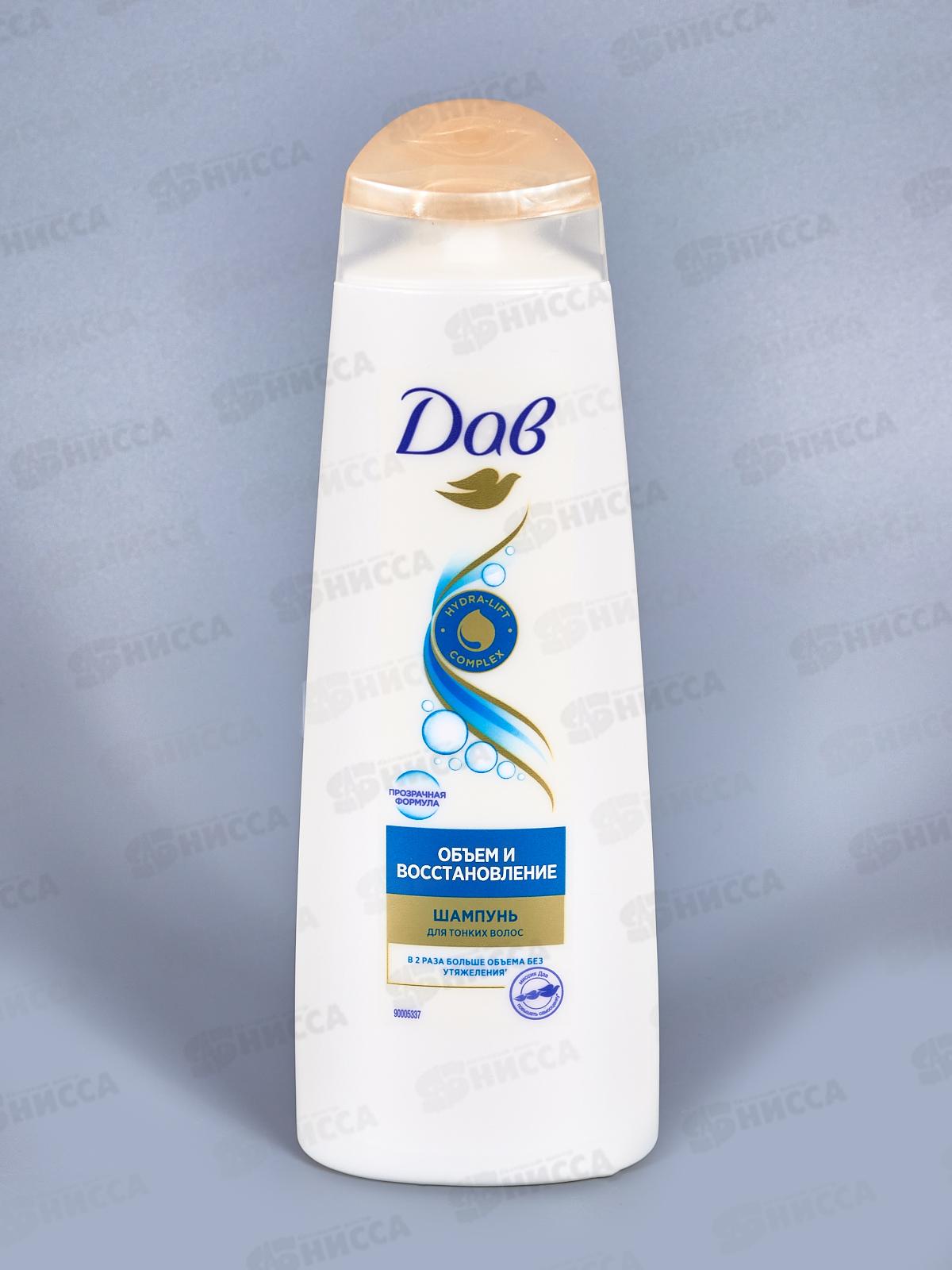 ДАВ шампунь 250мл RT Объем и восстановление *12