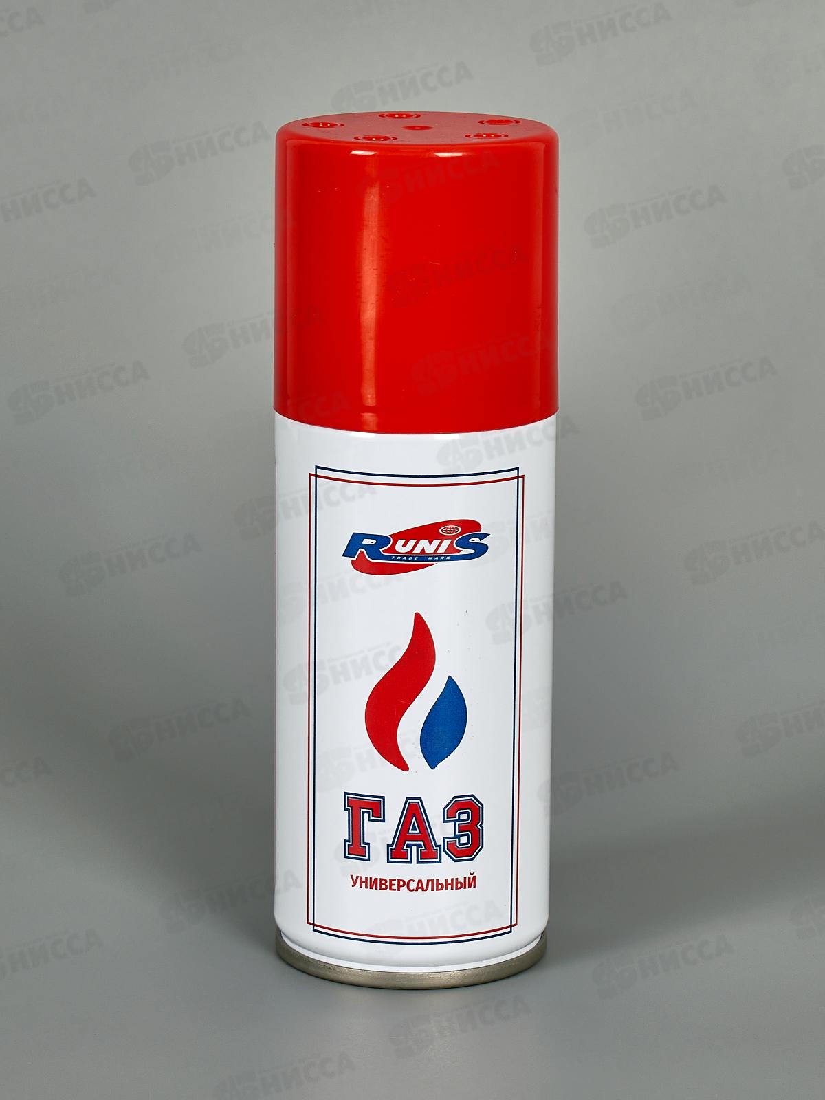 Газ для зажигалок RUNIS 140мл белый, 1-007 *36