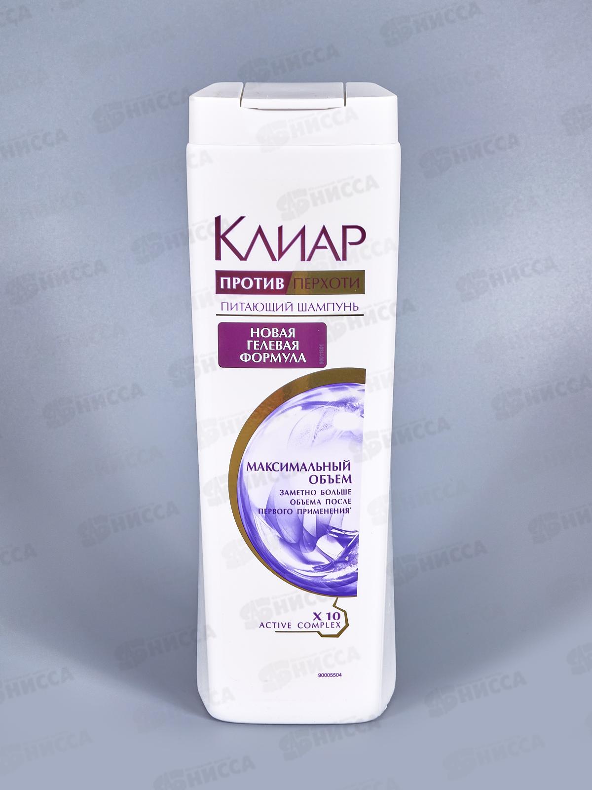 CLEAR шампунь 400мл максимальный объем *12/6