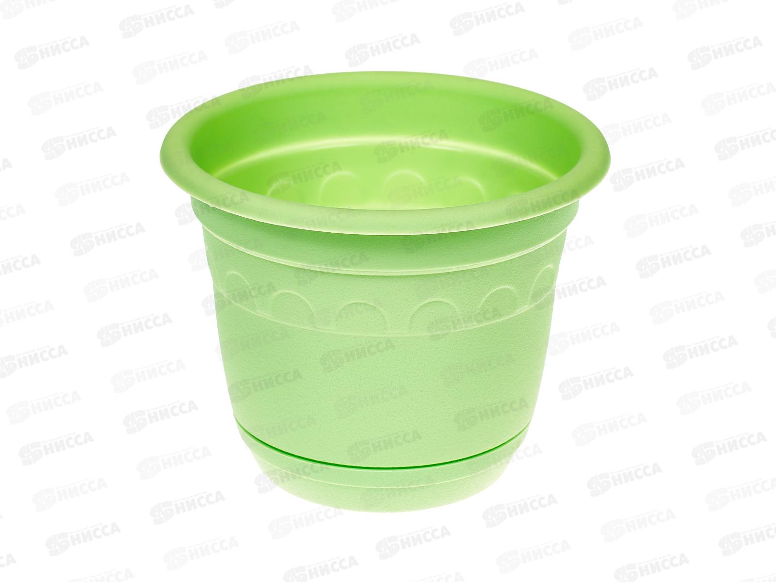 Горшок Колывань-0,45л колор 11см с поддоном  С91 К АВ*45