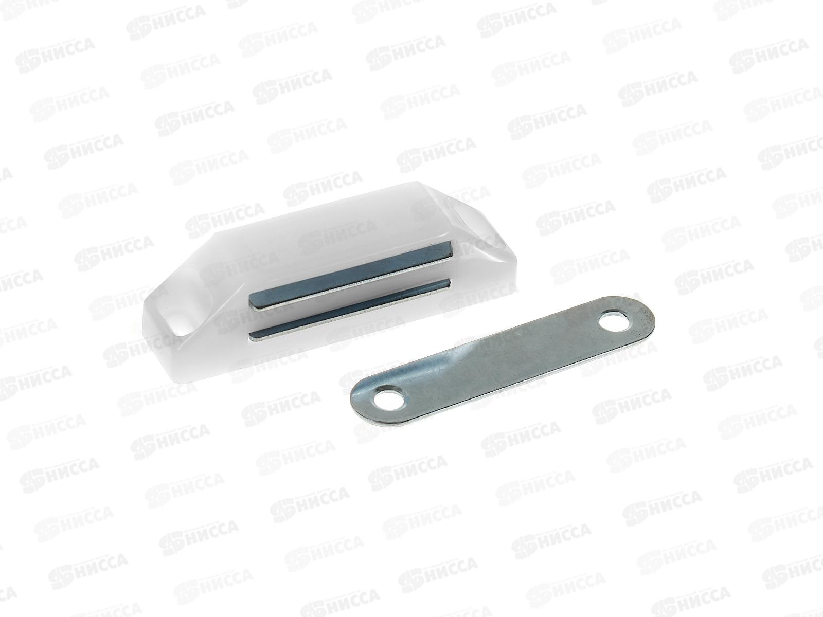 Магнит мебельный белый 5,7см (001247) *50  Ж