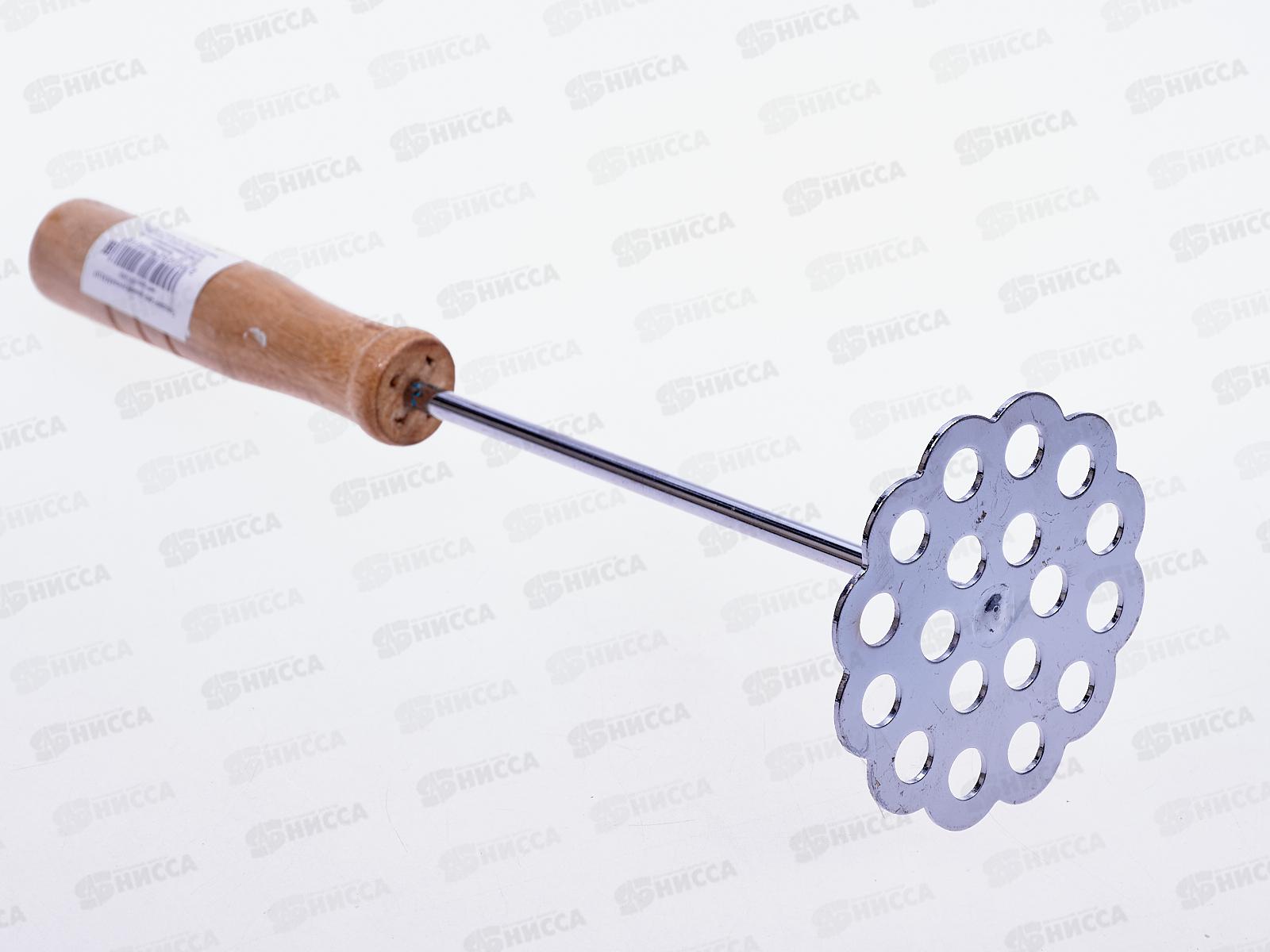 Толкушка BСВ1107 металлическая+дерево (025260)  Ж