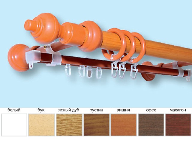 Карниз Кантри 2,4м ясный дуб *4