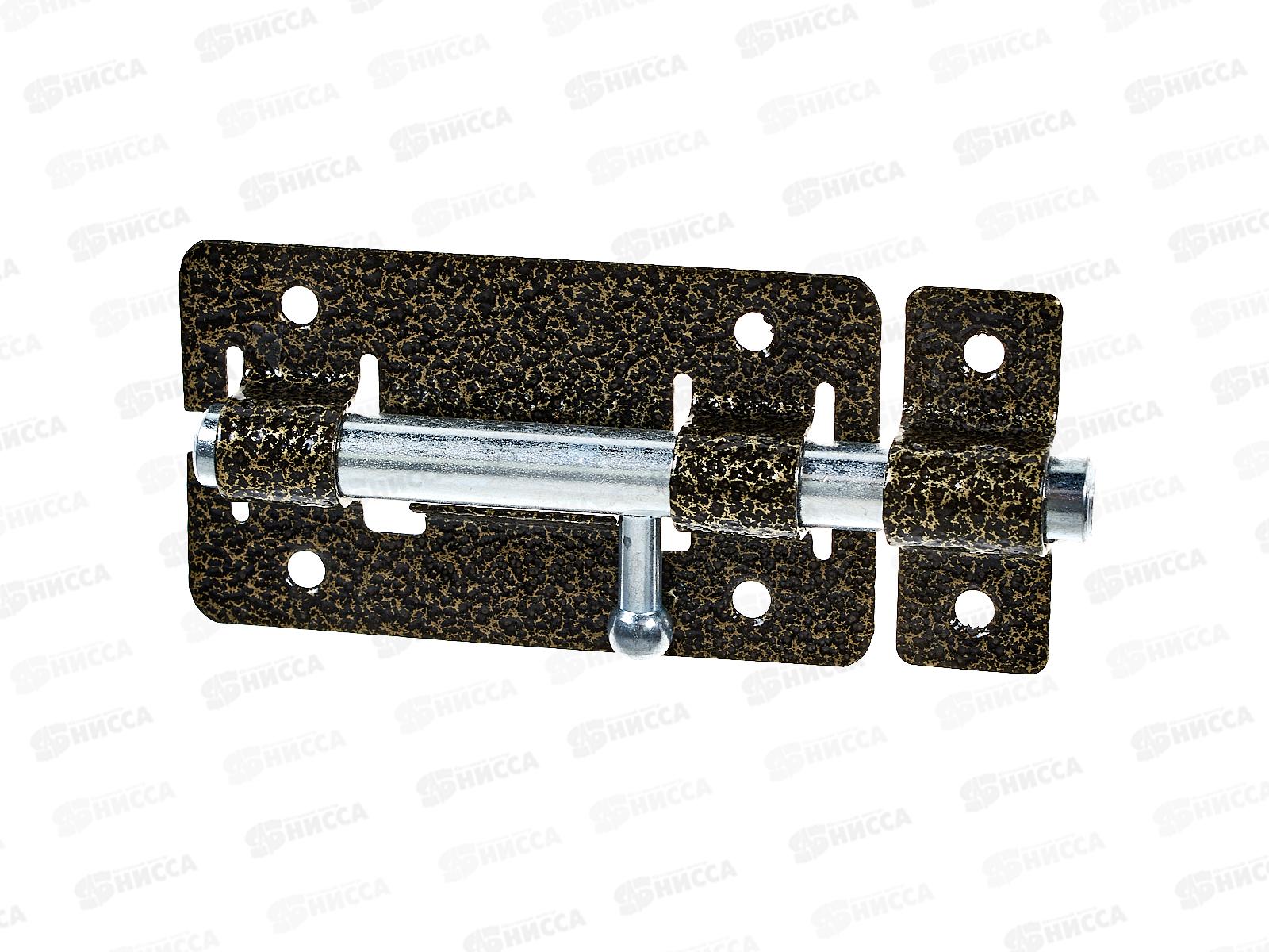 Задвижка дверная ЗД-01 полимер бронза *20