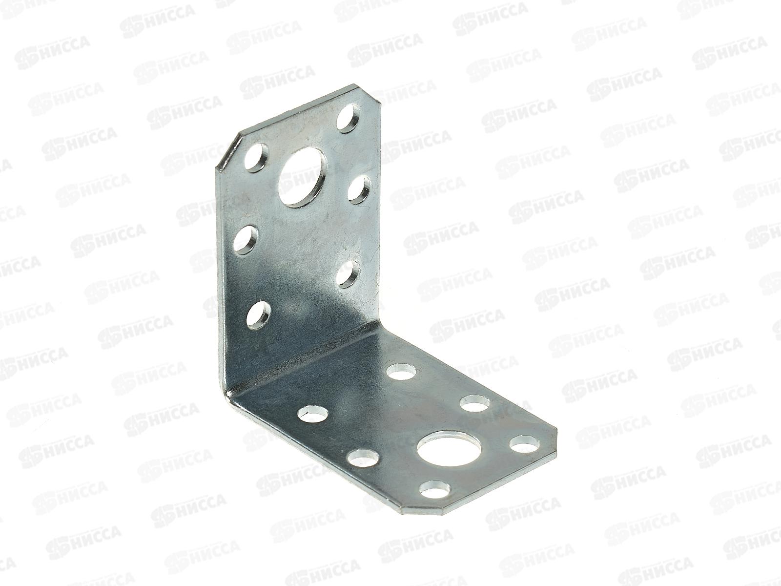 Уголок крепёжный 50*50*35*2.0 цинк *100