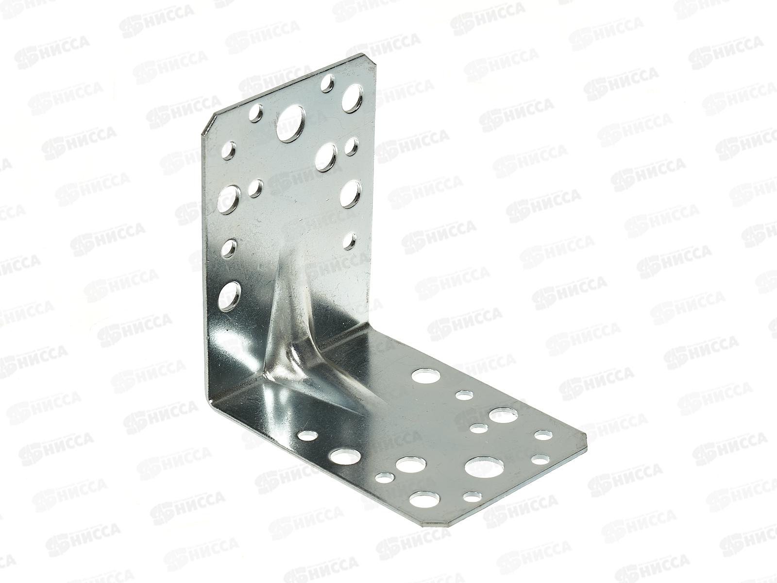 Уголок крепёжный 90*90*65*2.0 усиленный. цинк *25