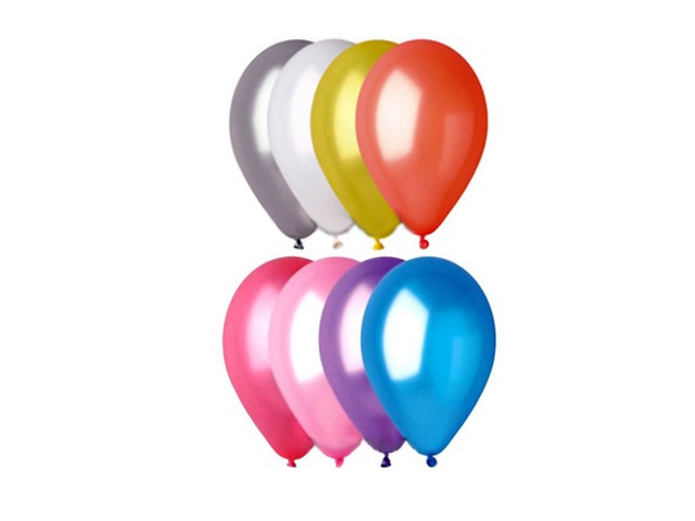 Шары 14&quot металлик ассорти (уп/100шт) 1101-0008  *50