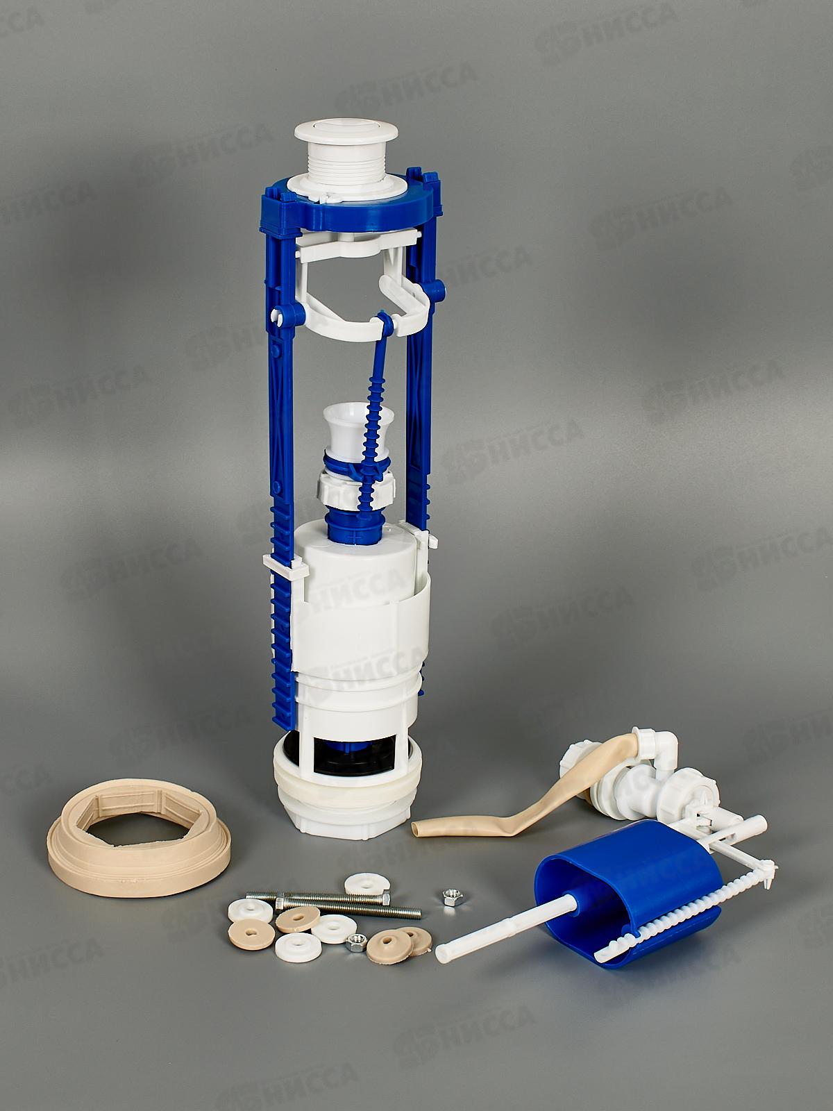 Арматура кнопочная с боковой подводкой универсальная  2-х уровневая АС-11.1   *20