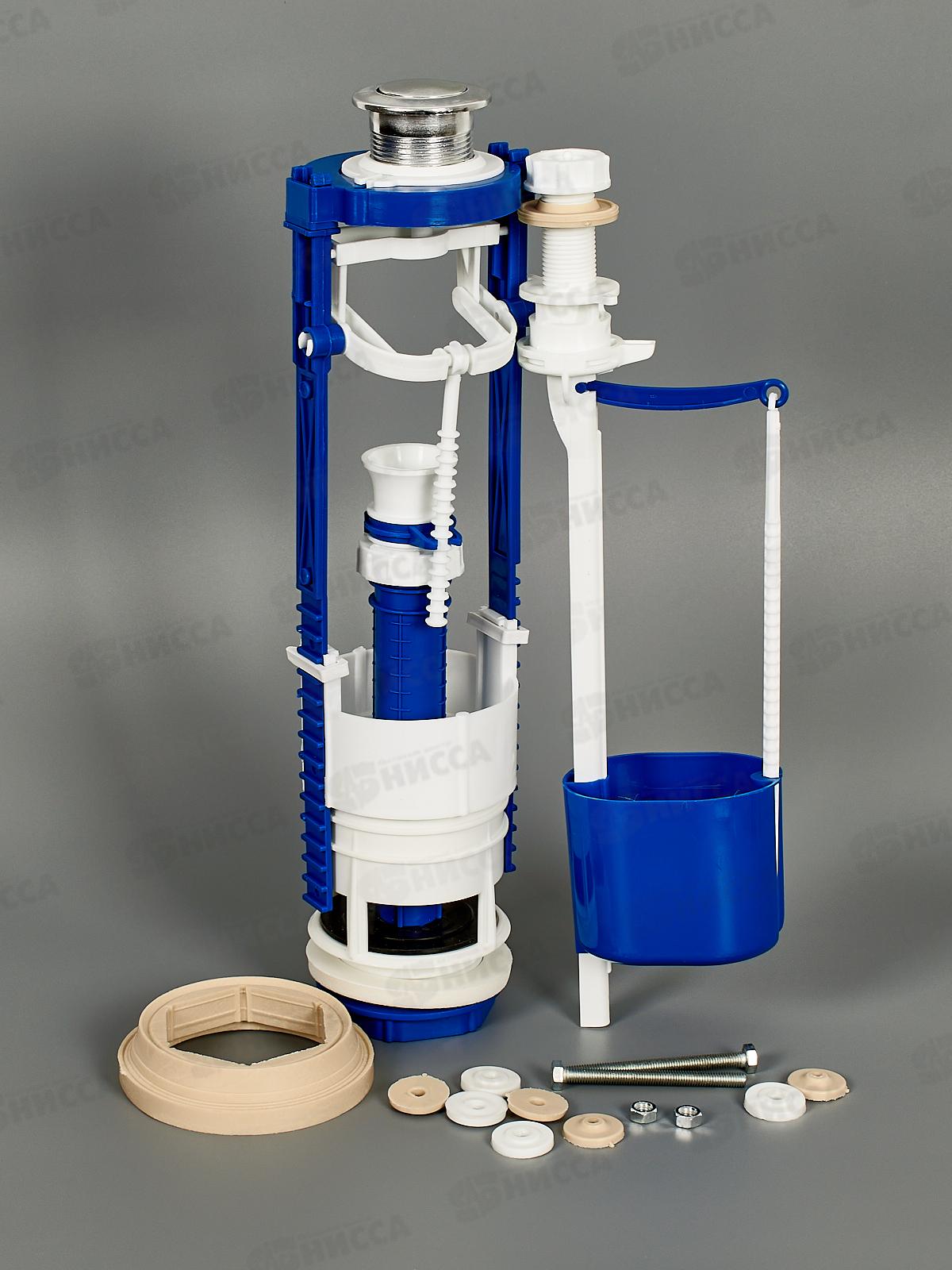 Арматура кнопочная с нижней подводкой универсальная   АС-17.1М    *20