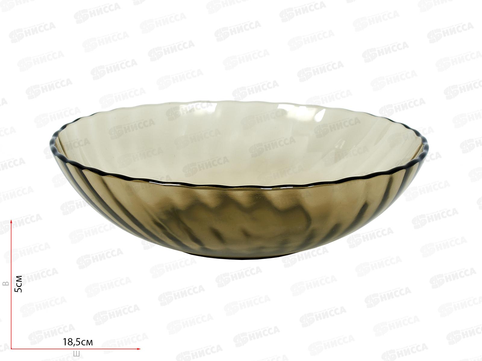 Тарелка ELIСA дымка d-190mm 62100 глубокая *6