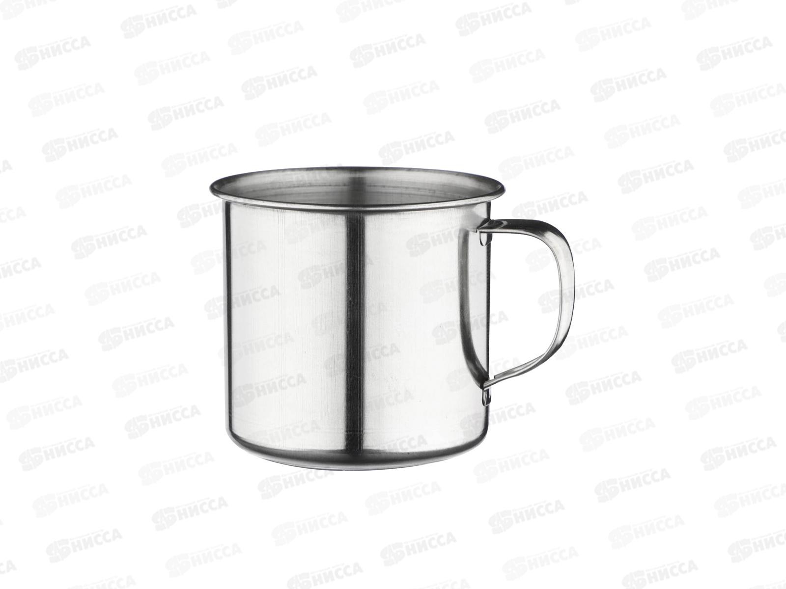 Кружка из нержавеющей стали h8см 370мл 832-014 *72   г