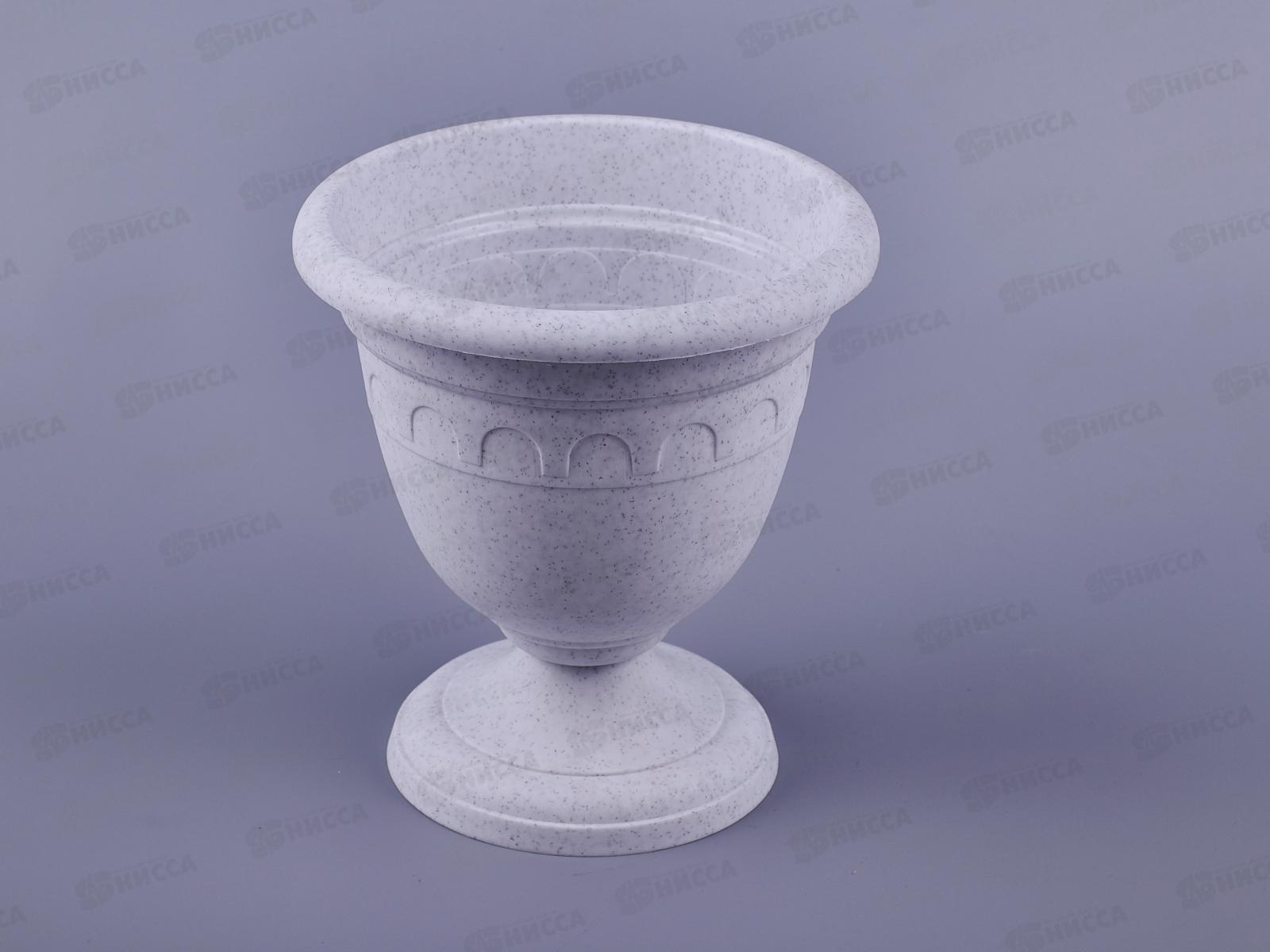 Вазон высокий Колывань 0,8л d14см мрамор   С132М *34