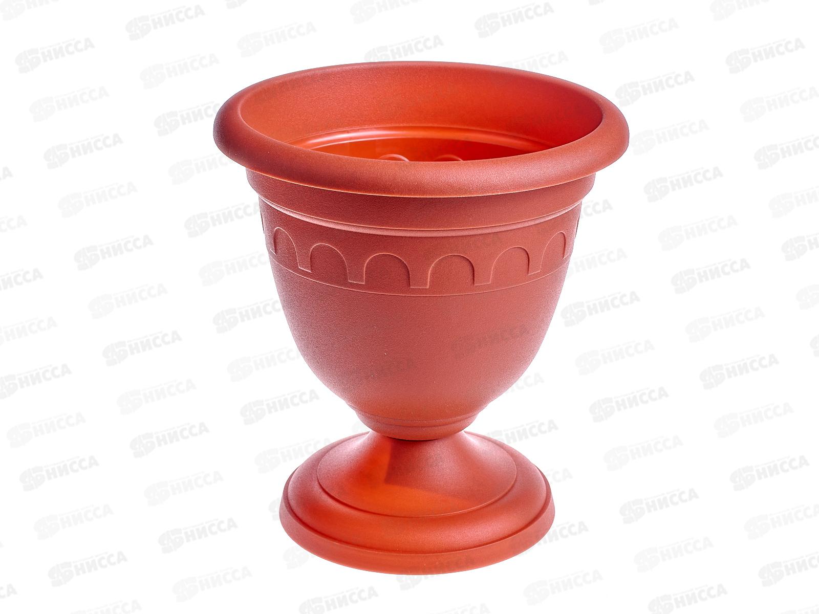 Вазон высокий  Колывань 1,7л d18см терракотовый  С133Т*16