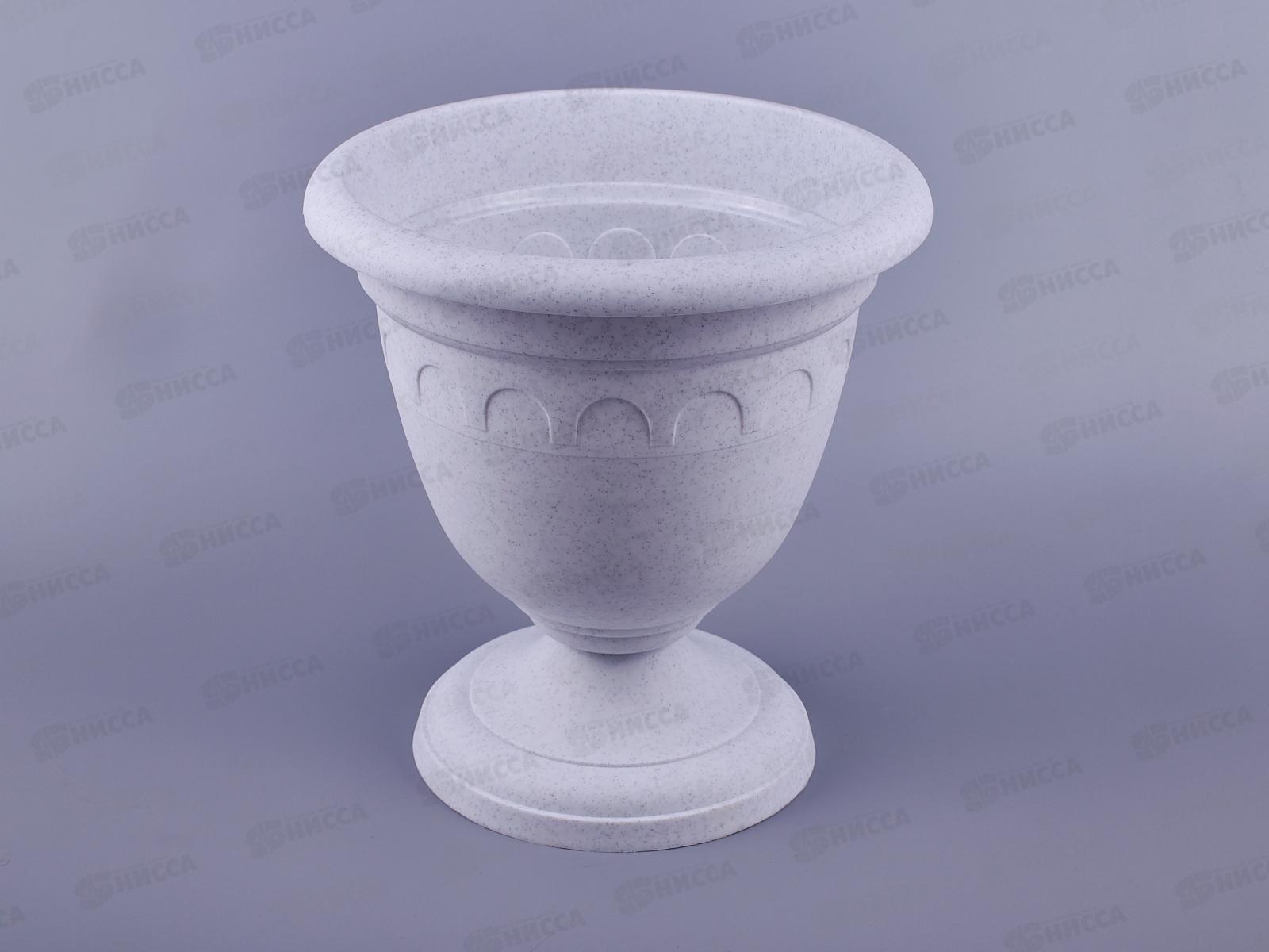 Вазон высокий  Колывань 3,0л d22см мрамор С134М *14