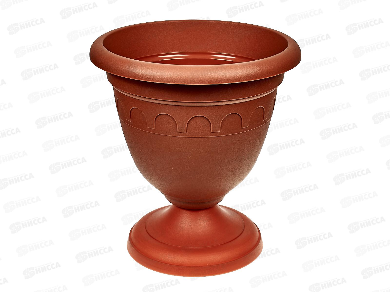 Вазон высокий  Колывань 5,6л d26см терракотовый  С135Т *12